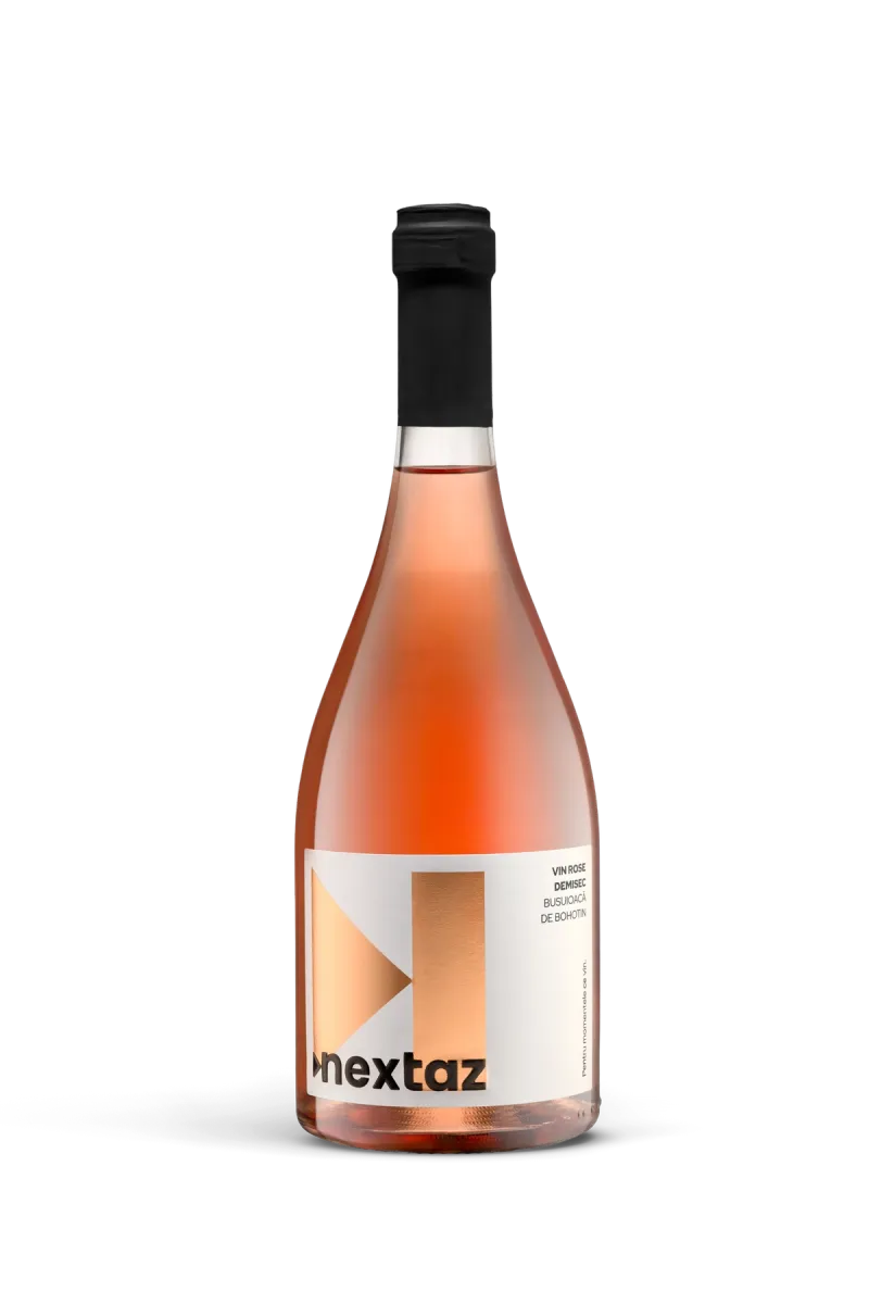 Vin Rose Nextaz, Busuioaca de Bohotin, Demisec, 0.75L